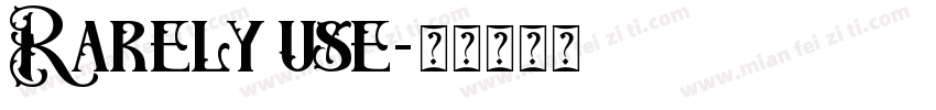 Rarely use字体转换